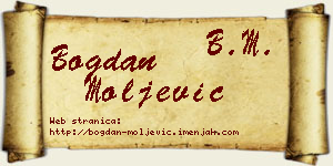 Bogdan Moljević vizit kartica